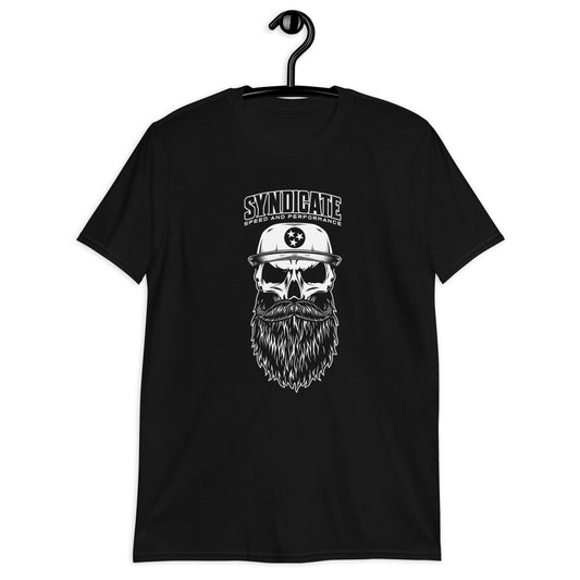 Syndicate Speed & Performance Texts and Skull Logo Tee