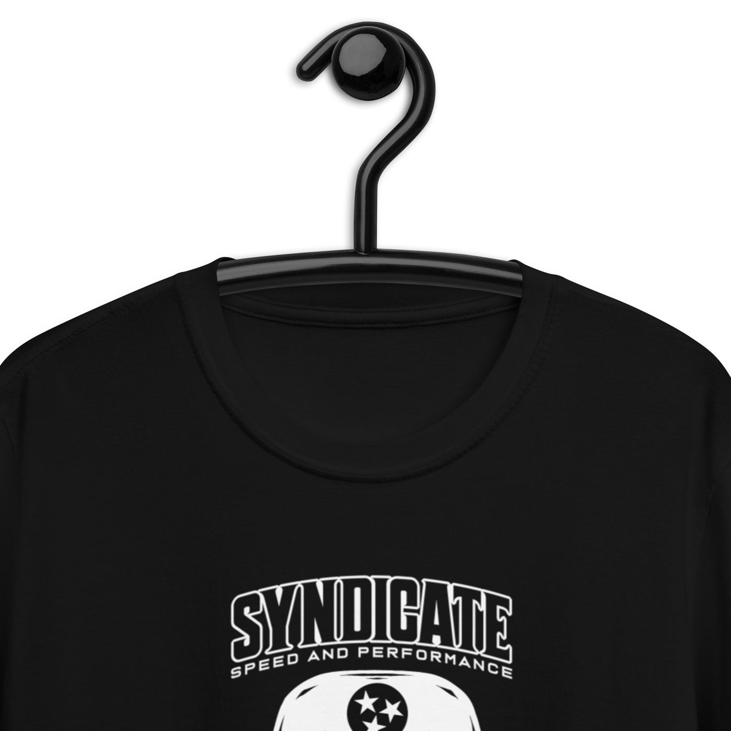 Syndicate Speed & Performance Texts and Skull Logo Tee